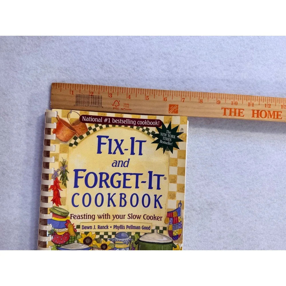 Fix-It and Forget-It Cookbook Slow Cooker Recipes Ranck Good Spiral Bound 2001